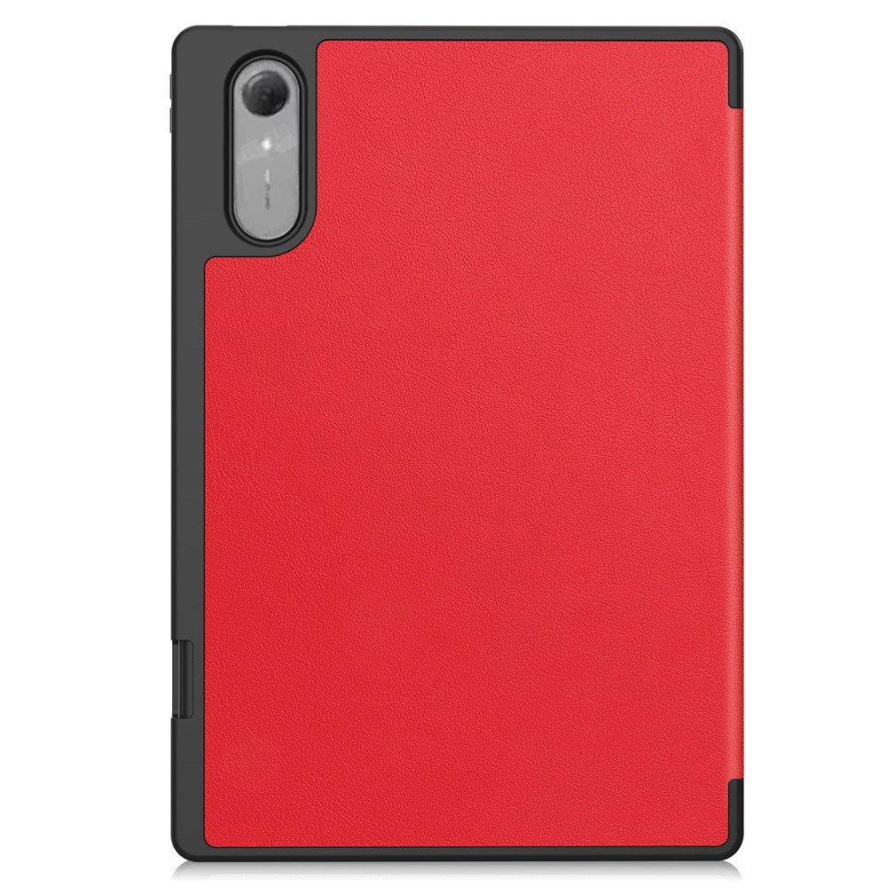 Lenovo Idea Tab Pro (2. Gen.) 13" EIDERWOOD Kunstskinn Flip Deksel m. Stativfunksjon & Pencil Holder - Röd