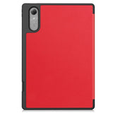 Lenovo Idea Tab Pro (2. Gen.) 13" EIDERWOOD Kunstskinn Flip Deksel m. Stativfunksjon & Pencil Holder - Röd