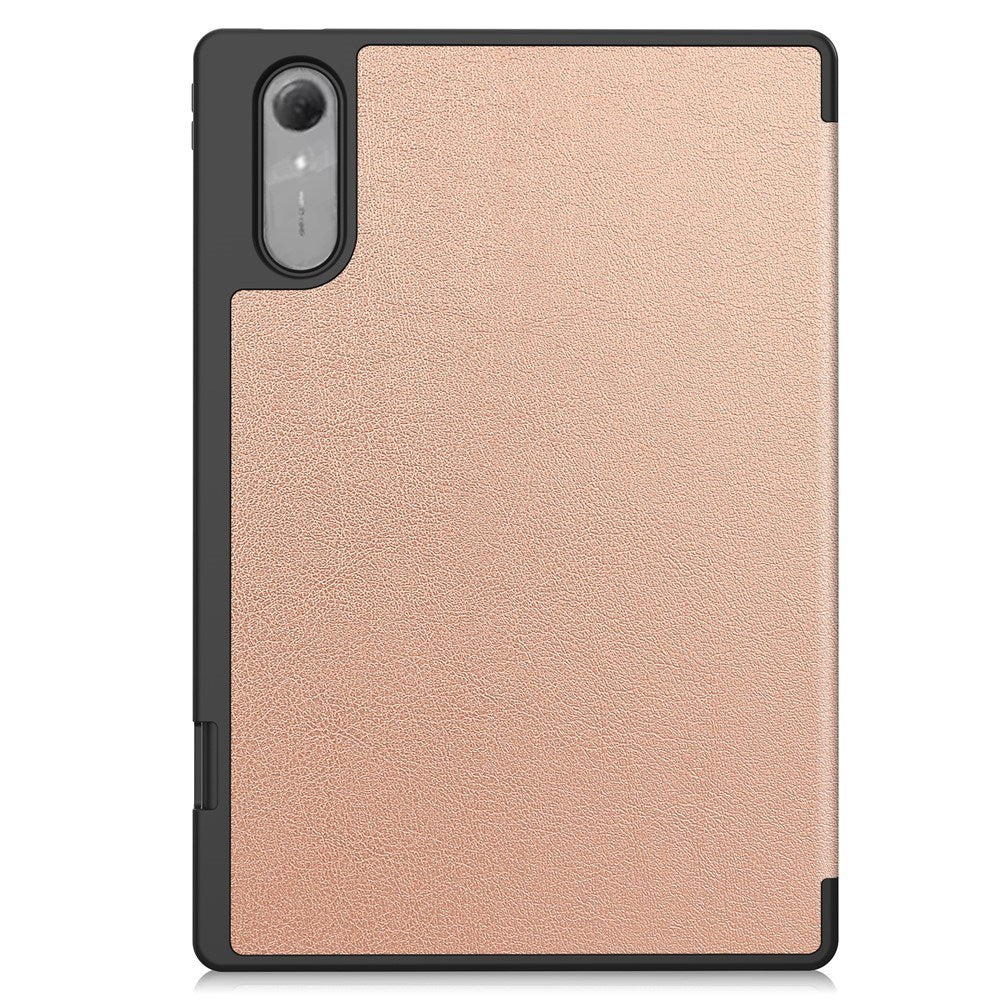 Lenovo Idea Tab Pro (2. Gen.) 13" EIDERWOOD Kunstskinn Flip Deksel m. Stativfunksjon & Pencil Holder - Rose Gold