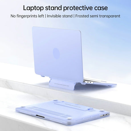 EIDERWOOD MacBook Neo 13 A18 Pro (2026) Deksel med Stativfunksjon - Svart