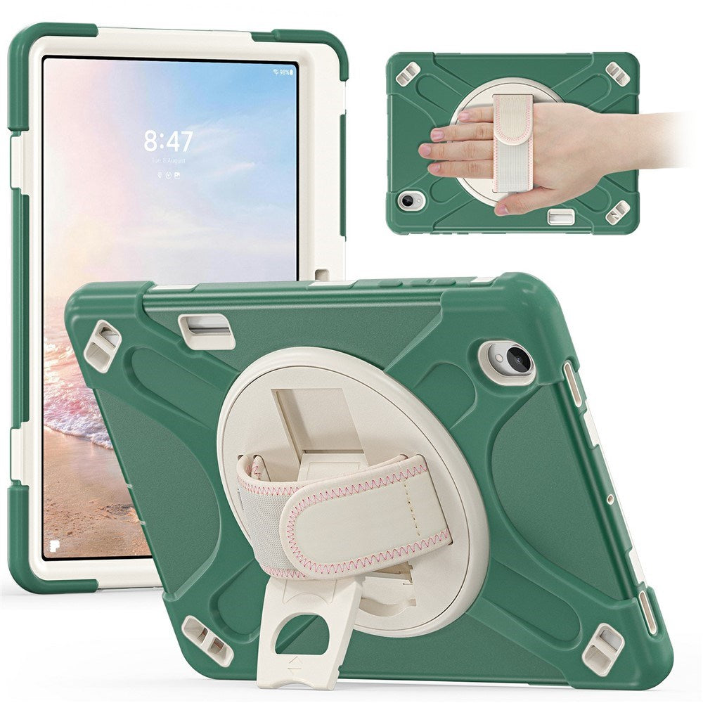 Samsung Galaxy Tab S12+ (Plus) EIDERWOOD Hybrid Hantverkar Deksel m. Støtteben - Grønn