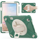 Samsung Galaxy Tab S12+ (Plus) EIDERWOOD Hybrid Hantverkar Deksel m. Støtteben - Grønn