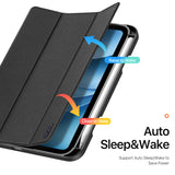 iPad Mini (2026) 8. Gen. DUX DUCIS DOMO Tri-Fold Kunstskinn Flip Deksel - Svart