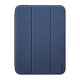 iPad Mini (2026) 8. Gen. DUX DUCIS DOMO Tri-Fold Kunstskinn Flip Deksel - Blå