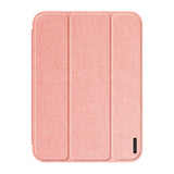 iPad Mini (2026) 8. Gen. DUX DUCIS DOMO Tri-Fold Kunstskinn Flip Deksel - Rosa