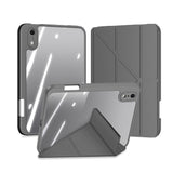 iPad Mini (2026) 8. Gen. DUX DUCIS MAGI Origami Hybrid Flip Deksel m. Ståfunksjon - Grå
