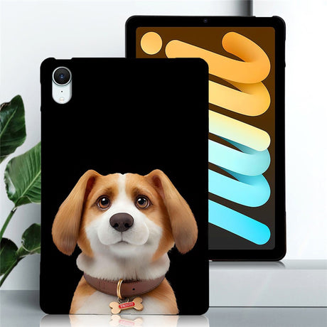 iPad Mini (2026) 8. Gen. EIDERWOOD Fleksibelt Plast Deksel - Hund (Beagle-Harrier)