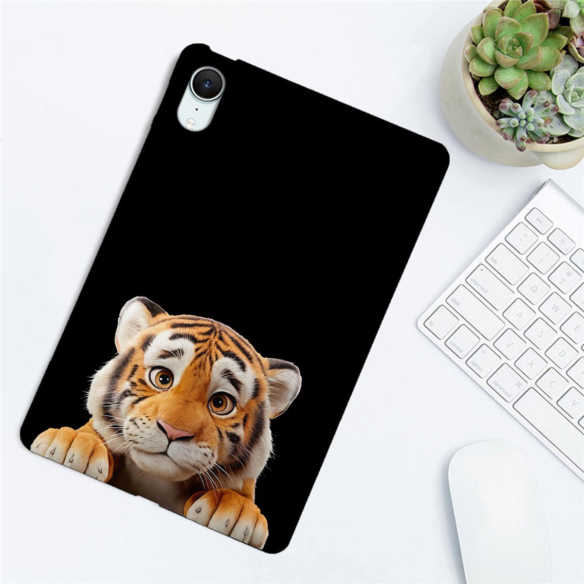 iPad Mini (2026) EIDERWOOD Fleksibelt Plast Deksel - Tiger