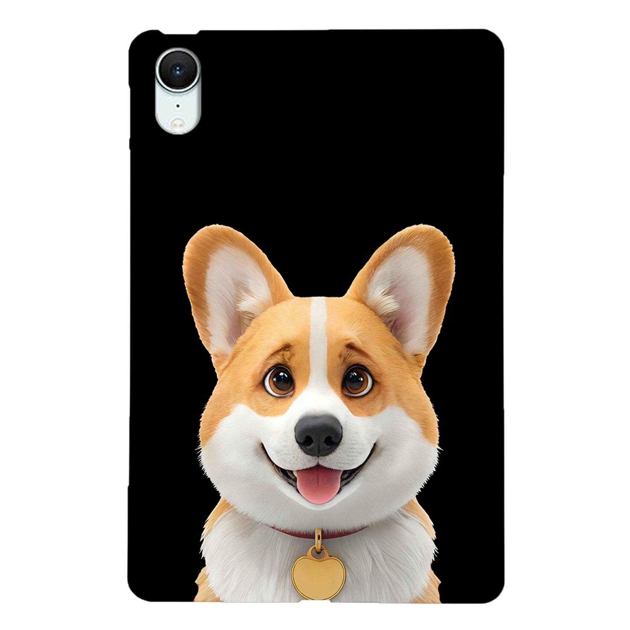 iPad Mini (2026) EIDERWOOD Fleksibelt Plast Deksel - Hund (Corgi)
