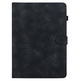 iPad Mini (2026) 8. Gen. EIDERWOOD Blomster Teksturert Kunstskinn Flip Deksel - Svart