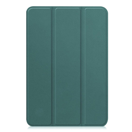 iPad Mini (2026) 8. Gen. EIDERWOOD Kunstskinn Tri-Fold Flip Deksel m. Støttefunksjon - Grønn