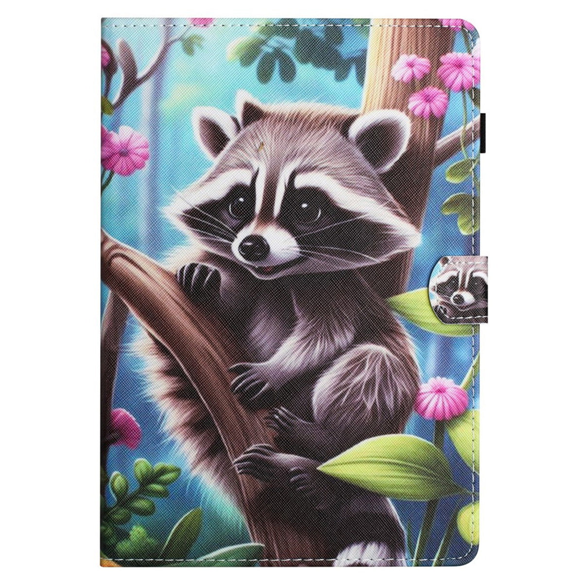 iPad Mini (2026) 8. Gen. EIDERWOOD Kunstskinn Flip Deksel m. Kortholder - Vaskebjørn