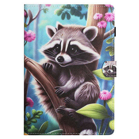 iPad Mini (2026) 8. Gen. EIDERWOOD Kunstskinn Flip Deksel m. Kortholder - Vaskebjørn