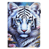iPad Mini (2026) 8. Gen. EIDERWOOD Kunstskinn Flip Deksel m. Kortholder - Tiger