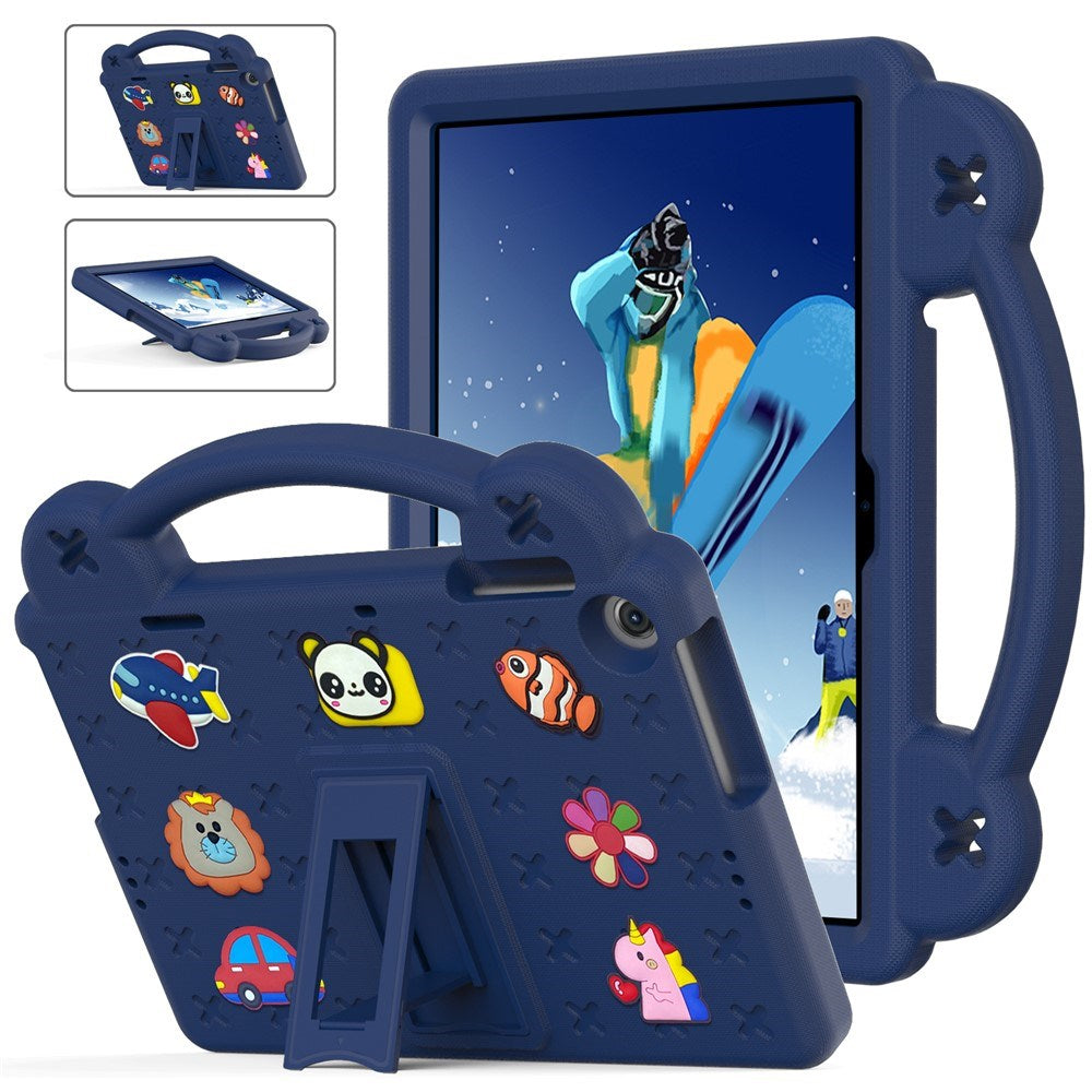 Lenovo Tab M10 (3. Gen) 10.1" (TB-328F/TB-328X) Barnedeksel m. Stativ og Håndholder - Mørkblå