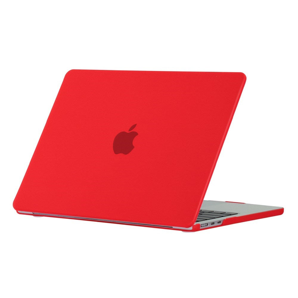 MacBook Air 13" M2/M3/M4 (2022-2025) Matt Plast Deksel – Rød