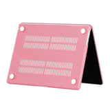 MacBook Air 13" M2/M3/M4 (2022-2025) Matt Plast Deksel – Pink