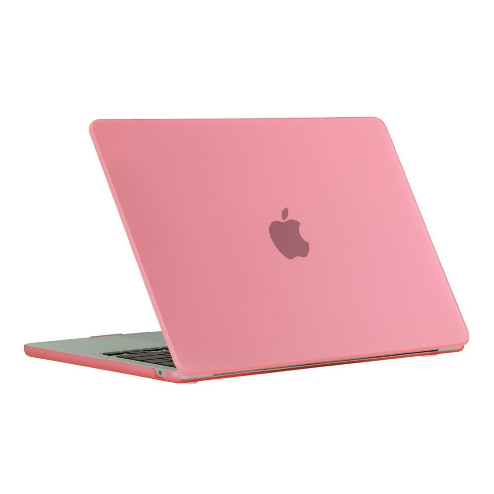 MacBook Air 13" M2/M3/M4 (2022-2025) Matt Plast Deksel – Pink