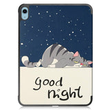 iPad 10.9" (2022) Tri-Fold Flip Deksel I Skinn - "Good Night"