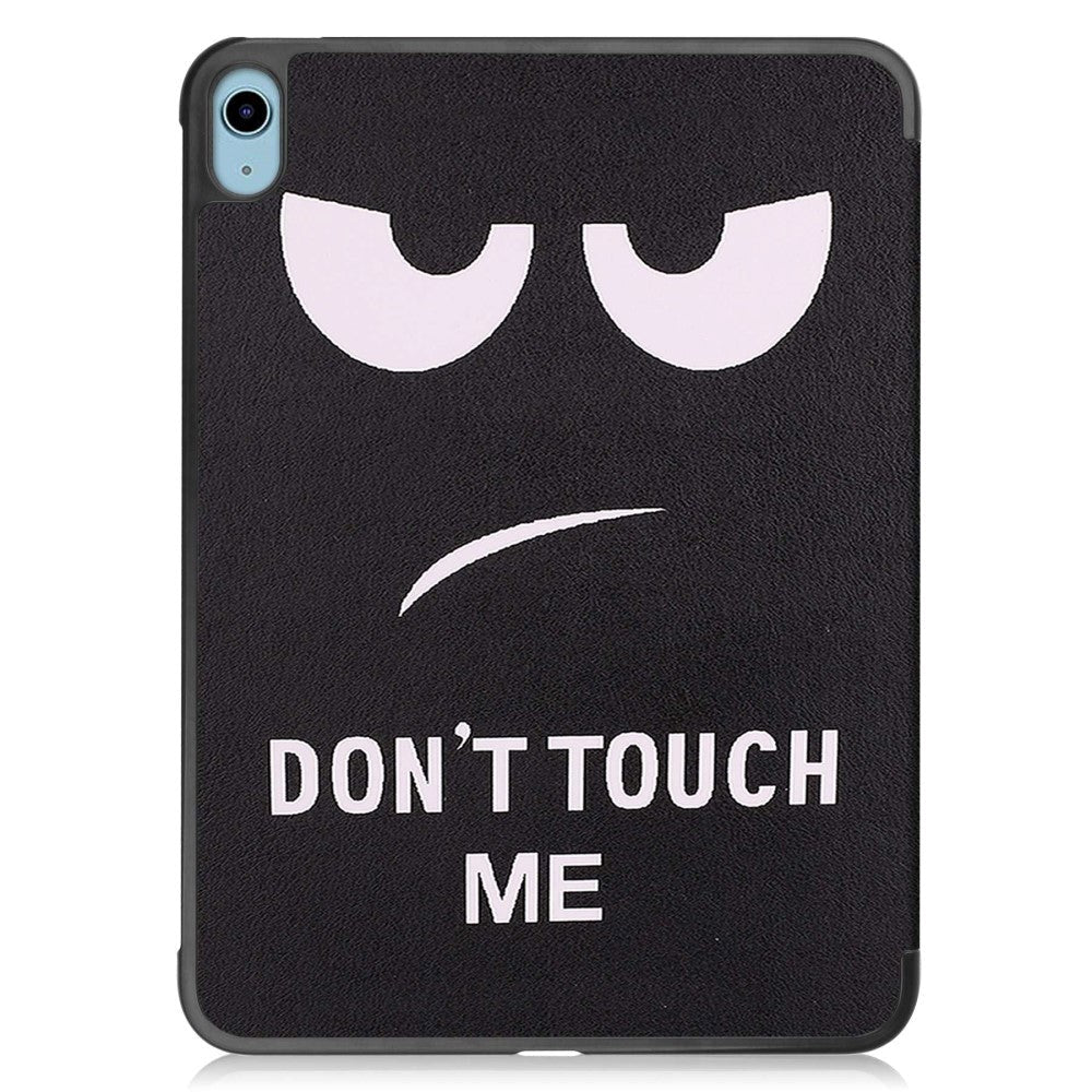 iPad 10.9" (2022) Tri-Fold Flip Deksel I Skinn - "Don't Touch Me"