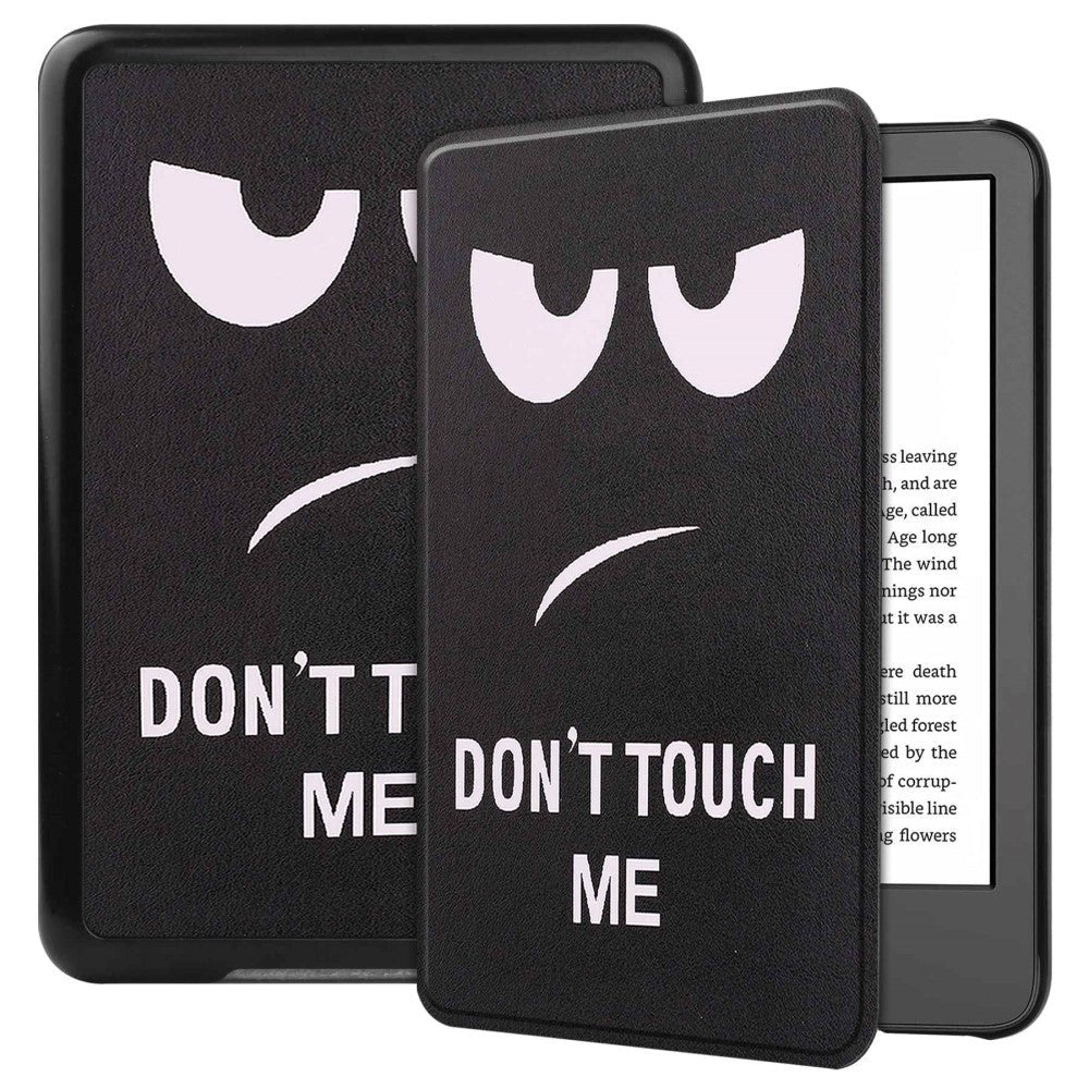 Amazon Kindle 11th Generation (2022) Kunstskinn Flip Deksel m. Sleep-Funksjon - "Don't Touch Me"