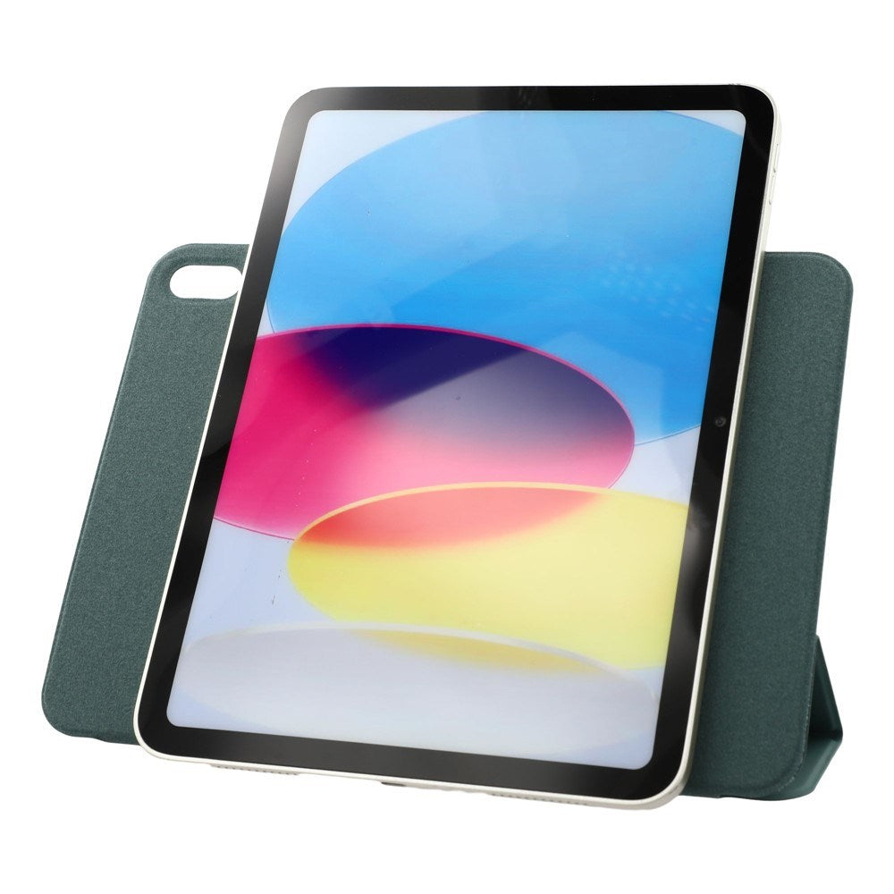 EIDERWOOD iPad 11" (2025) / iPad 10.9" (2024/2022) Magnetisk Tri-Fold Flip Deksel - Grønn