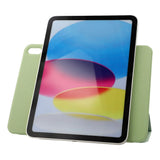 EIDERWOOD iPad 11" (2025) / iPad 10.9" (2024/2022) Magnetisk Tri-Fold Flip Deksel - Lysegrønn