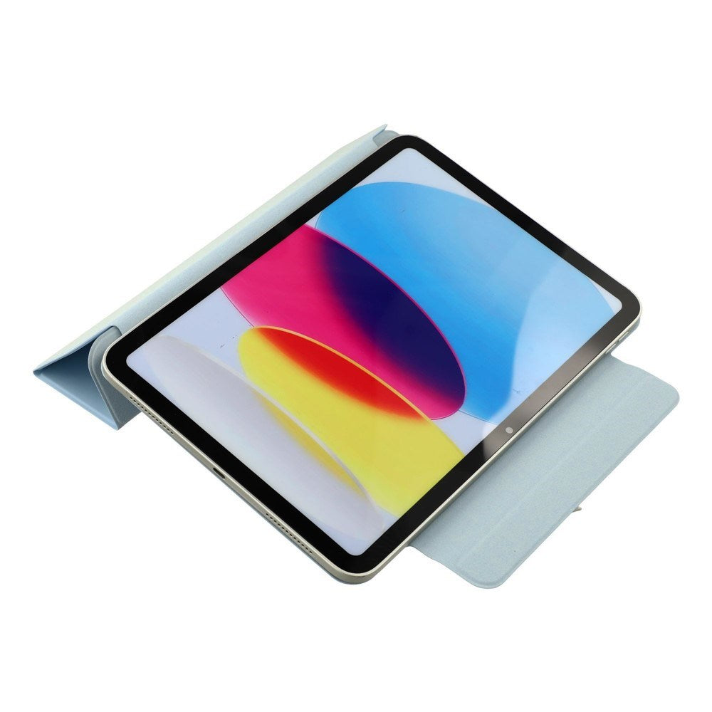 EIDERWOOD iPad 11" (2025) / iPad 10.9" (2024/2022) Magnetisk Tri-Fold Flip Deksel - Lyse Blå