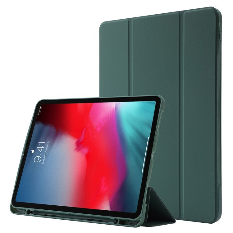 EIDERWOOD iPad Pro 11" (2022 / 2021 / 2020 / 2018) Tri-Fold Kunstskinn Flip Deksel – Mørkegrønn