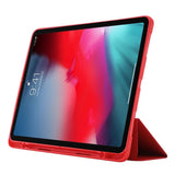 EIDERWOOD iPad Pro 11" (2022 / 2021 / 2020 / 2018) Tri-Fold Kunstskinn Flip Deksel – Rød