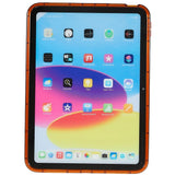 iPad 10.9" (2022) Fleksibelt Bakdeksel - Riller - Brun