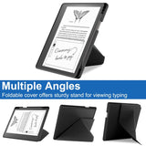 Amazon Kindle Scribe 11th Generation (2022) Origami Kunstskinn Deksel med Penneholder - Svart