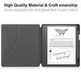 Amazon Kindle Scribe 11th Generation (2022) Origami Skinn Deksel med Penneholder - "Don't Touch Me"