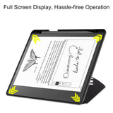 Amazon Kindle Scribe 11th Generation (2022) Origami Skinn Deksel med Penneholder - "Don't Touch Me"