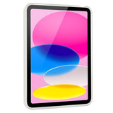 iPad 10.9" (2022) Fleksibelt Plast Deksel - Flettdesign - Hvit