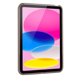 iPad 10.9" (2022) Fleksibelt Plast Deksel - Flettdesign - Brun