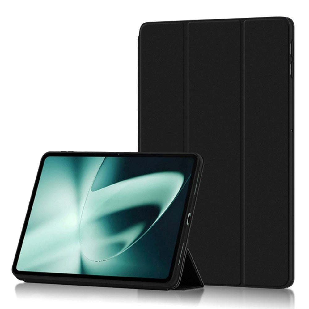 OnePlus Pad / Oppo Pad 2 Tri-Fold Flip Deksel - Svart