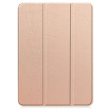 OnePlus Pad / Oppo Pad 2 Tri-Fold Læder Flip Deksel m. Vekkefunksjon - Rose Gold