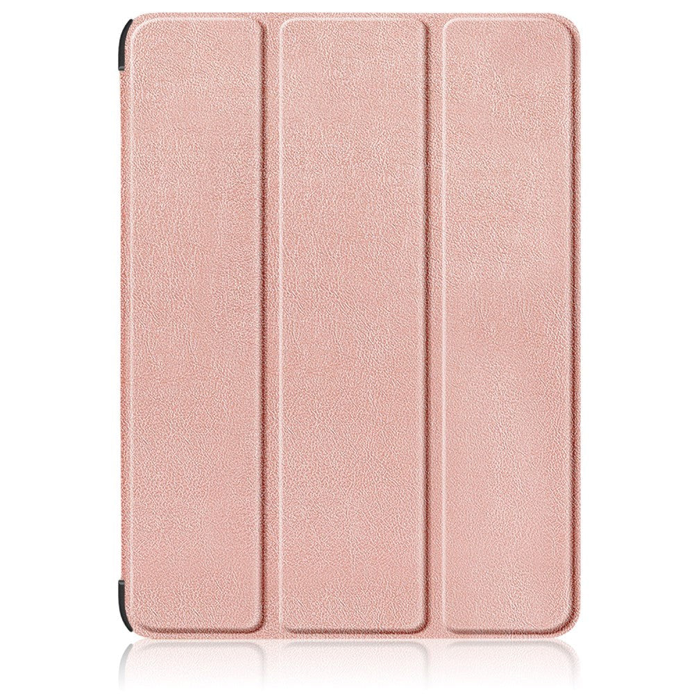 OnePlus Pad / Oppo Pad 2 Tri-Fold Kunstskinn Deksel m. Stativfunksjon - Rose Gold