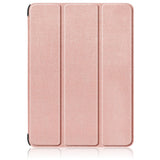 OnePlus Pad / Oppo Pad 2 Tri-Fold Kunstskinn Deksel m. Stativfunksjon - Rose Gold