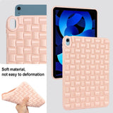 iPad Air (2022 / 2020) Fleksibelt Plast Deksel - Flettdesign - Rosa