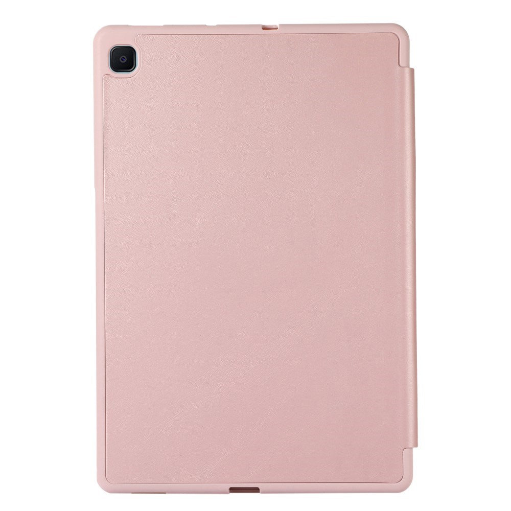 Samsung Galaxy Tab S6 Lite (2020-2024) Magnetisk Tri-Fold Skinn Deksel m. Stativfunksjon - Rose Gold