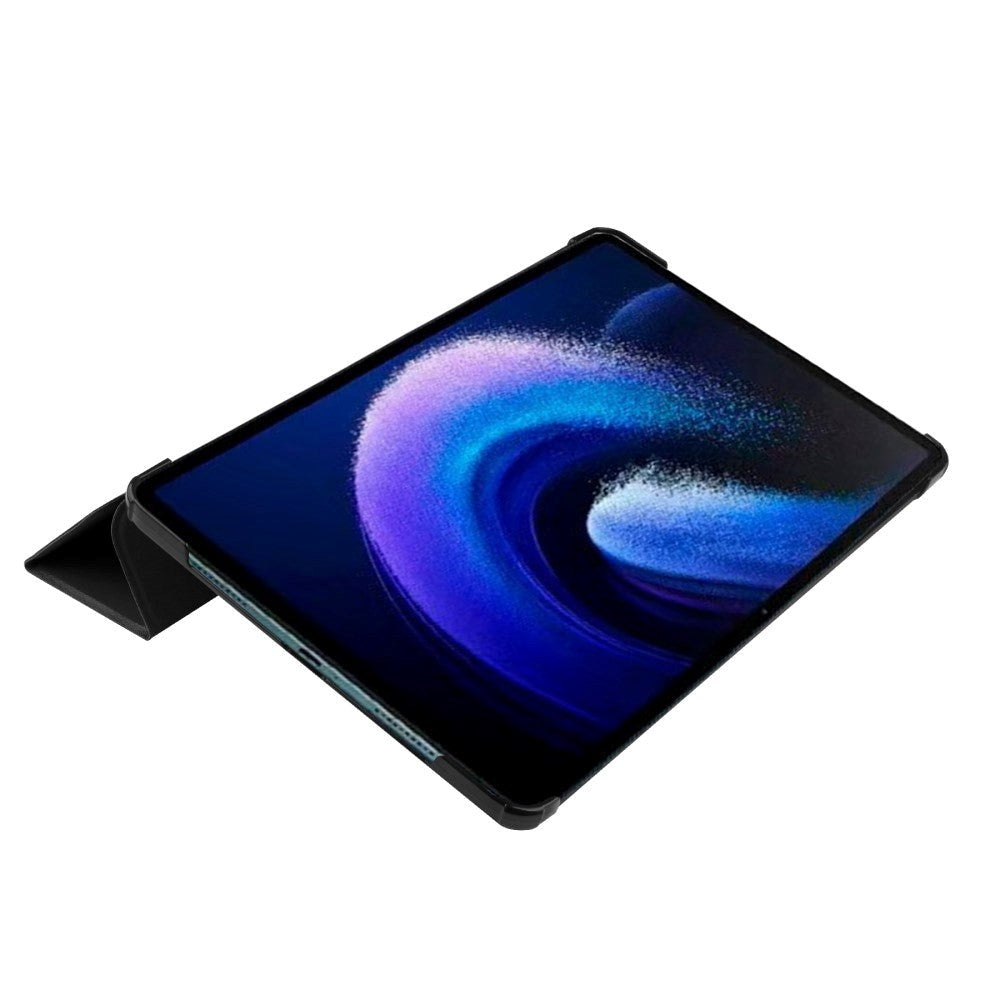 Xiaomi Pad 6 Tri-fold Flip Deksel m. Sleep-Funksjon - Svart