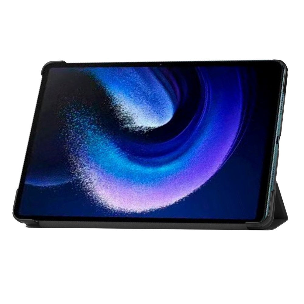 Xiaomi Pad 6 Tri-fold Flip Deksel m. Sleep-Funksjon - Svart