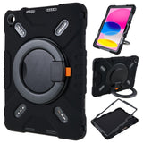 Pepkoo iPad 11" (2025) / 10.9" (2024 / 2022) Barnedeksel med Roterbart Stativ - Svart