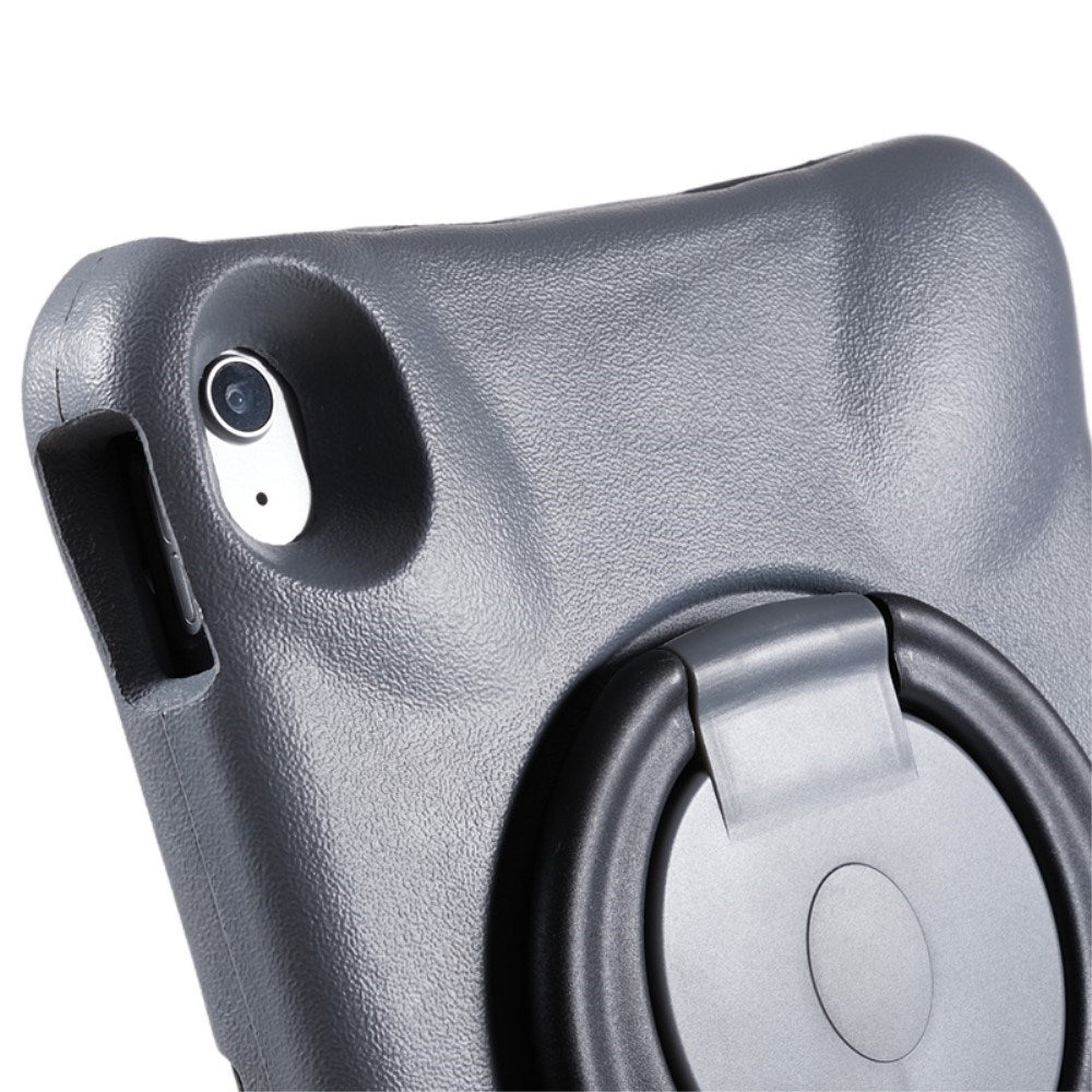 EIDERWOOD iPad 11" (2025) / 10.9" (2024 / 2022) Barnedeksel med Stativfunksjon - Grå / Svart