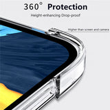 Lenovo Tab M8 (4. Gen.) Fleksibelt Plast Deksel med Støtdempende Hjørner - Gjennomsiktig