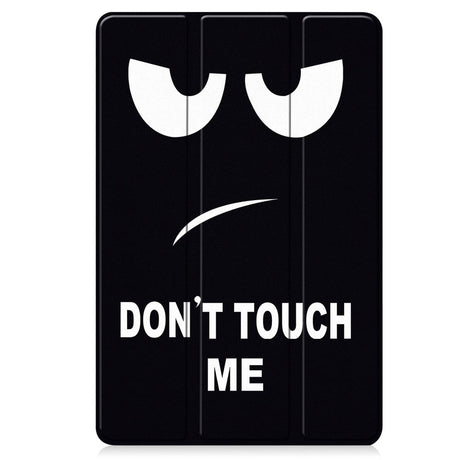 Google Pixel Tablet Kunstskinn Deksel med Stativ - "Don't Touch Me"