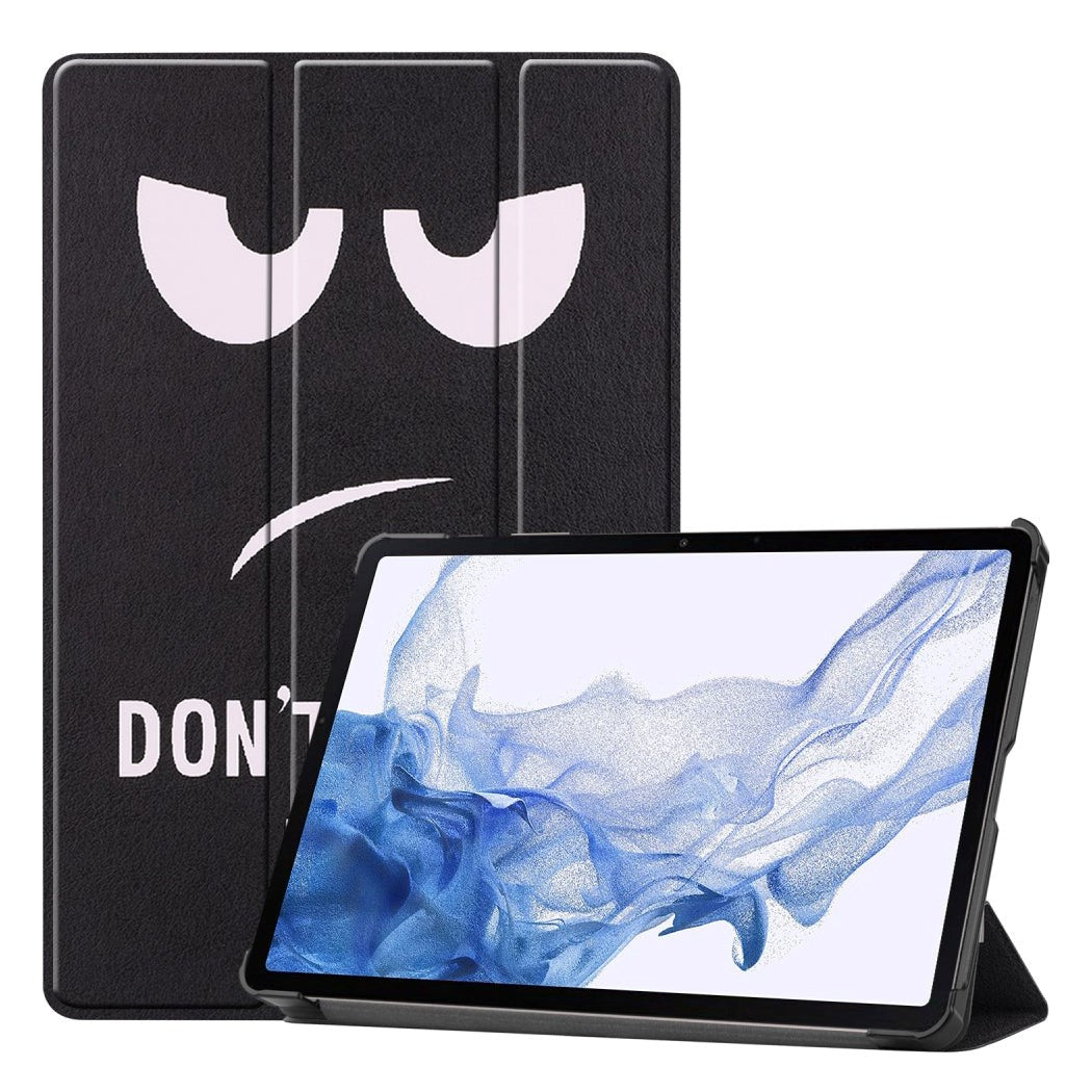 Samsung Galaxy Tab S9 Kunstskinn Deksel - Don't Touch Me