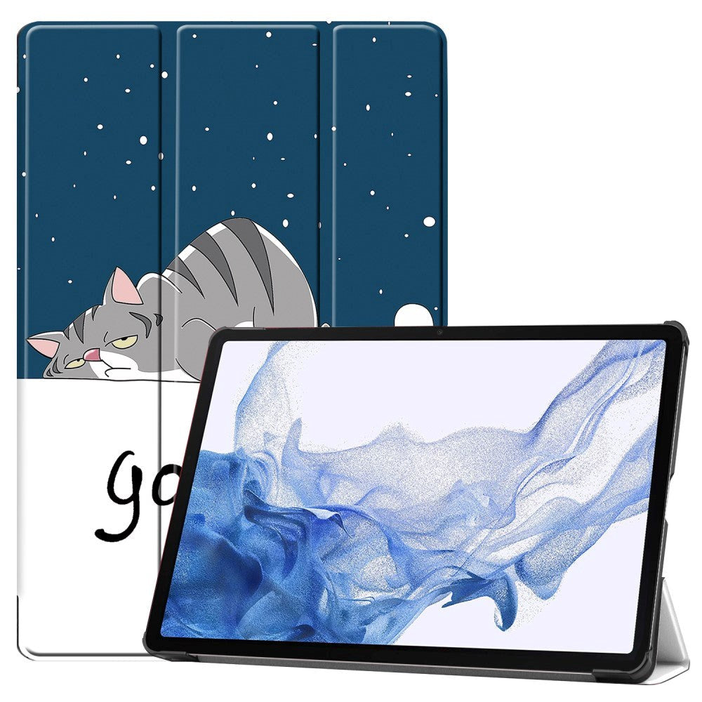 Samsung Tab S9 Kunstskinn Deksel - "Good Night"